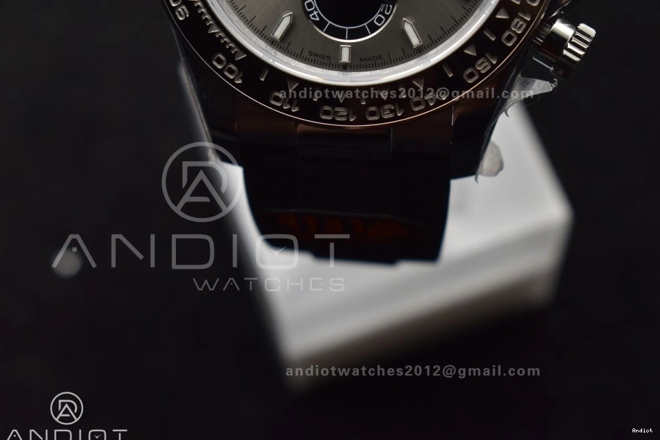 Best Daytona HighPerformance on V6 1:1 Dial SH4131 (Weighted) 811 Strap QF Gray Edition Oysterflex Black 126519 0815